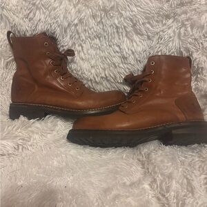 Frye Brown Leather Women's Boots